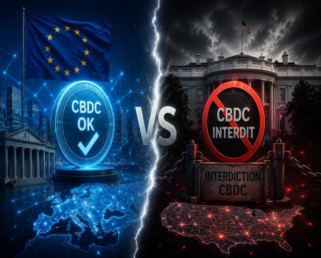Digital Euro vs US CBDC Ban: Two Diverging Paths